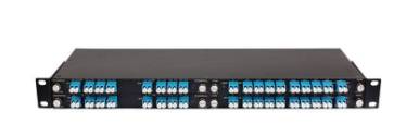 80 Channel 50G Athermal AWG module in 1U Rackmount